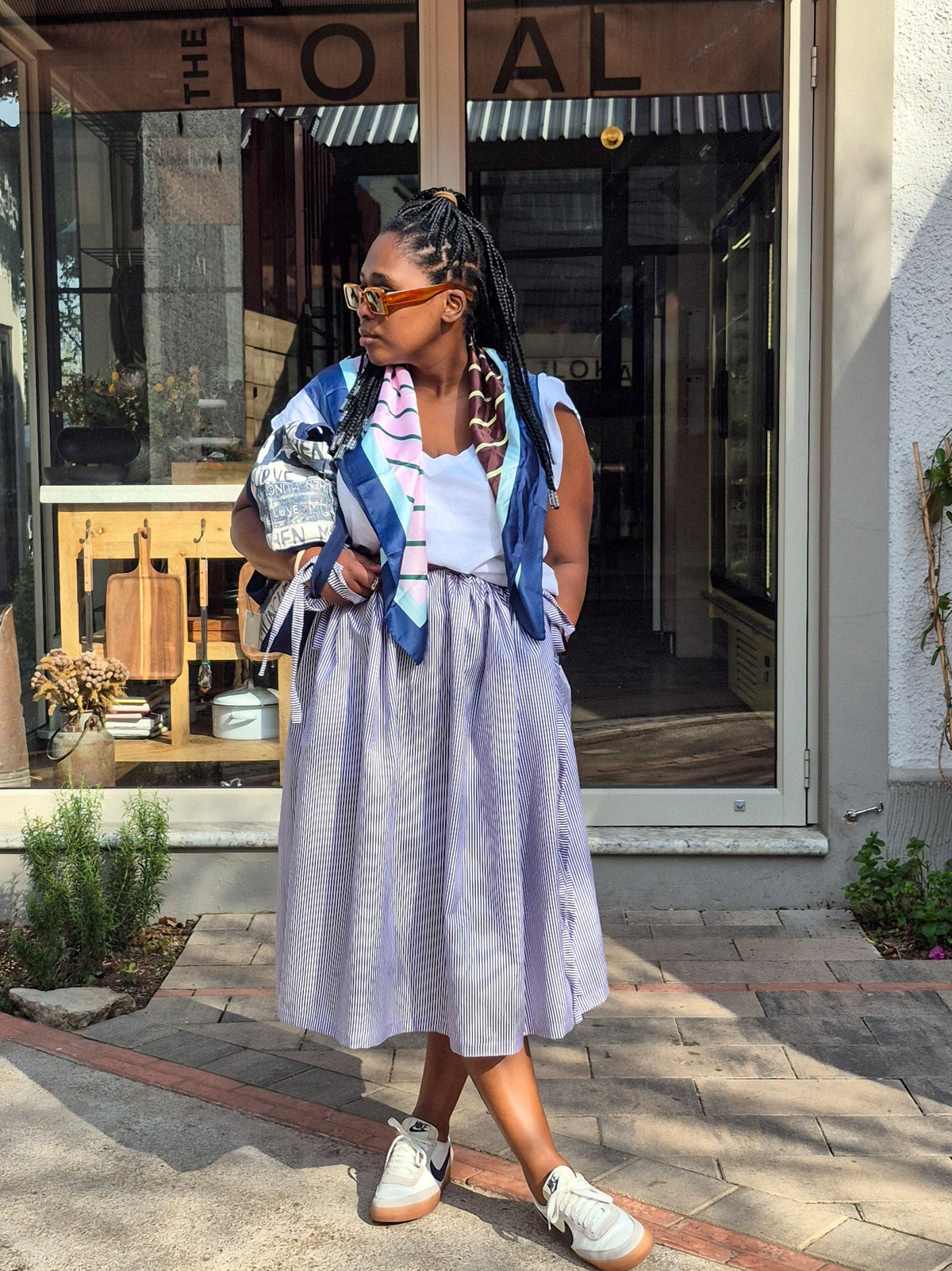Nkanyezi in blue stripes 💙