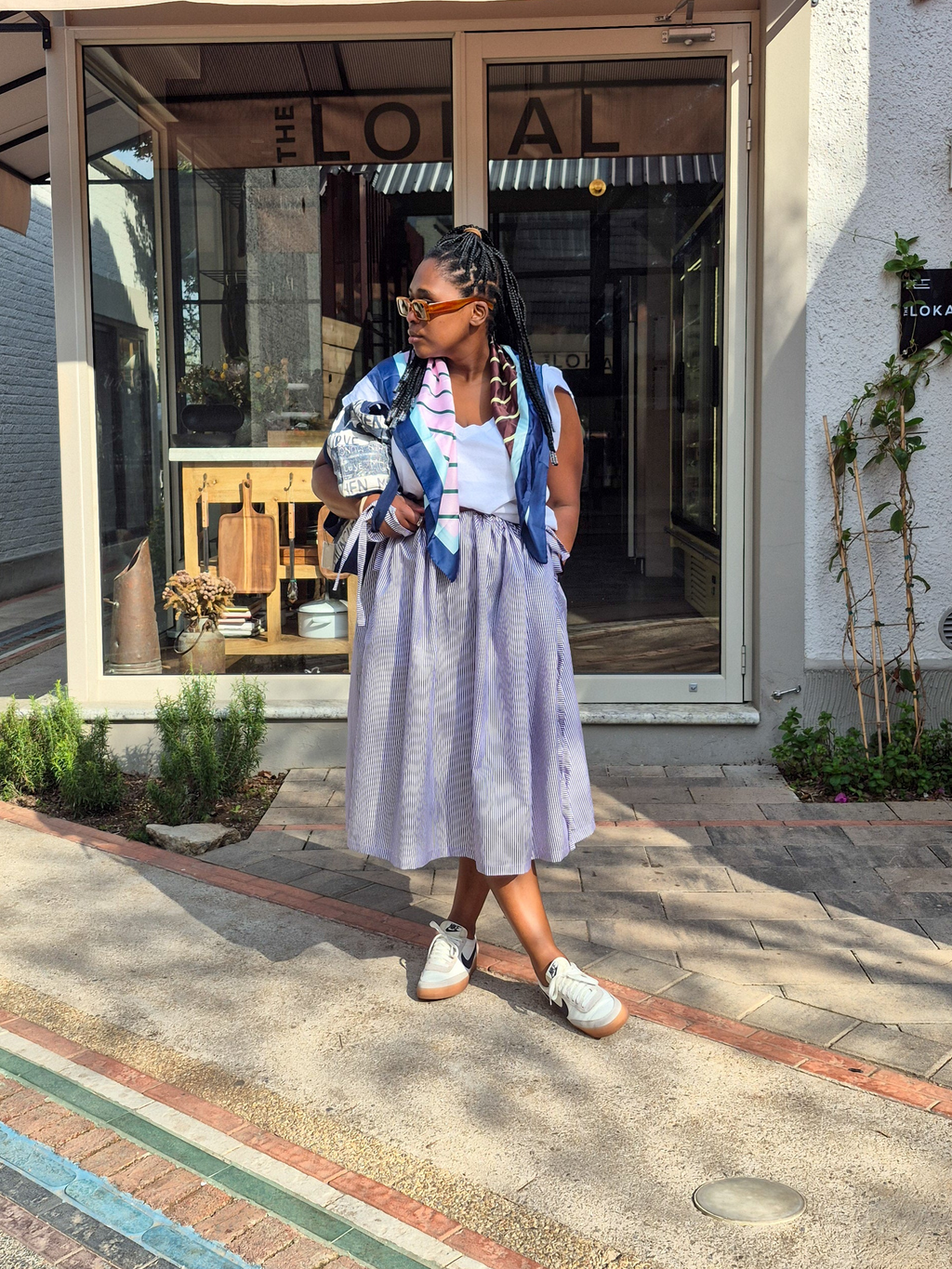 Nkanyezi in blue stripes 💙