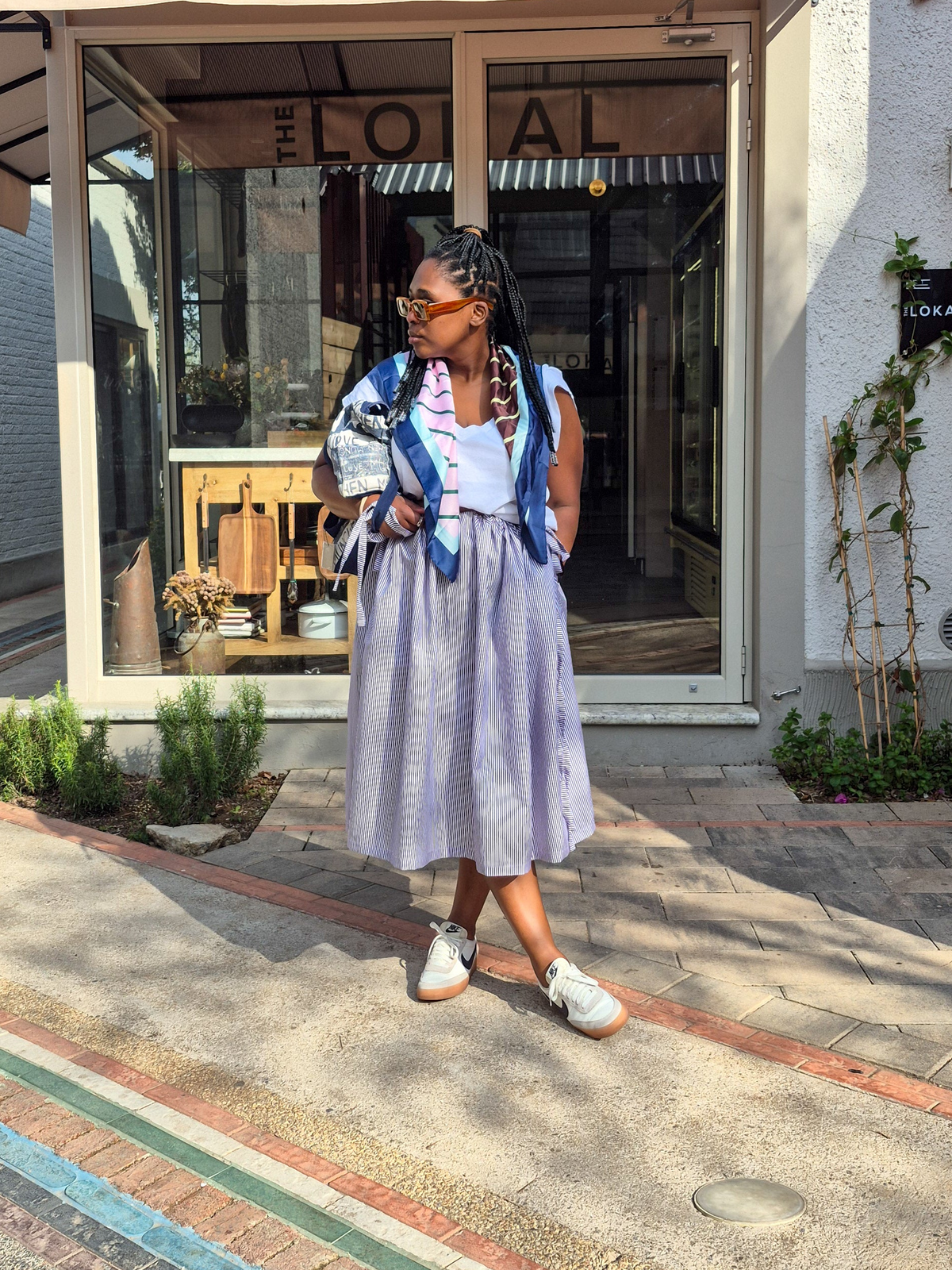Nkanyezi in blue stripes 💙