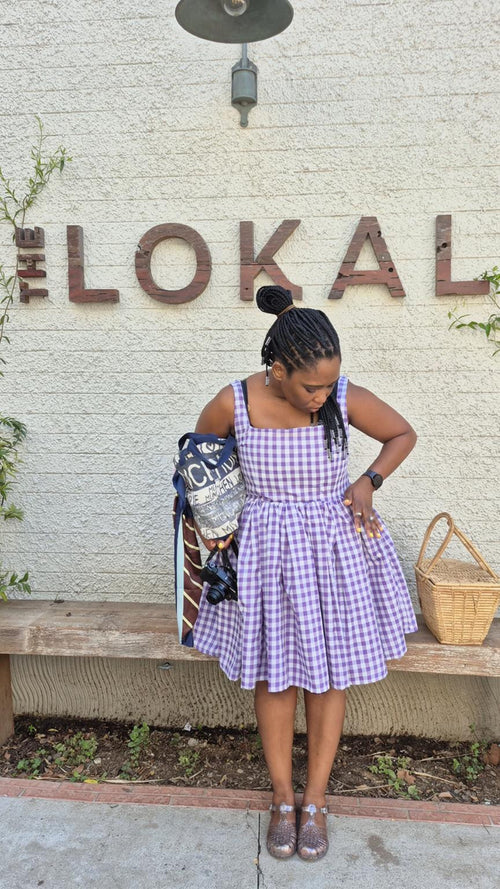 N'weti 2in1 Gingham Dress