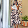 The Moo-ment cow print skirt