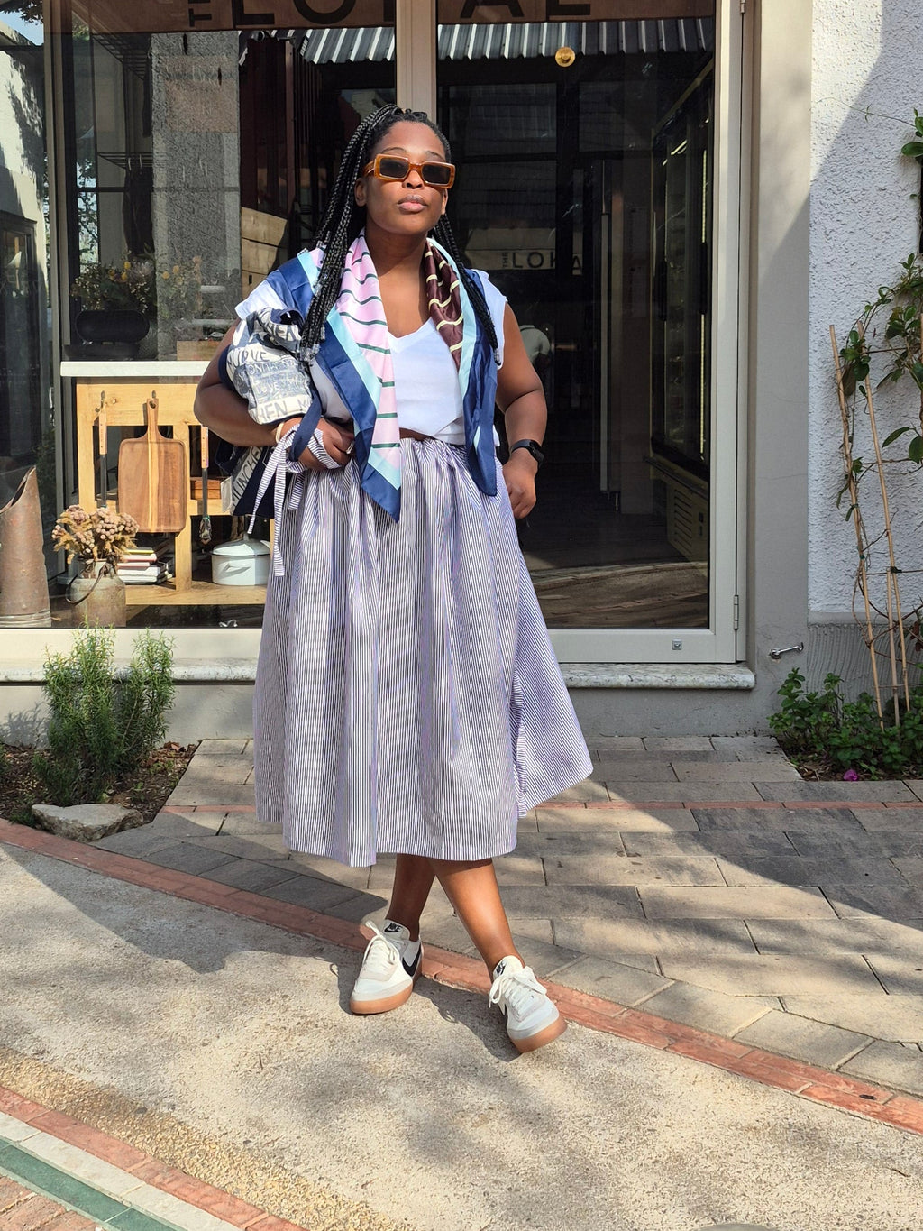 Nkanyezi in blue stripes 💙